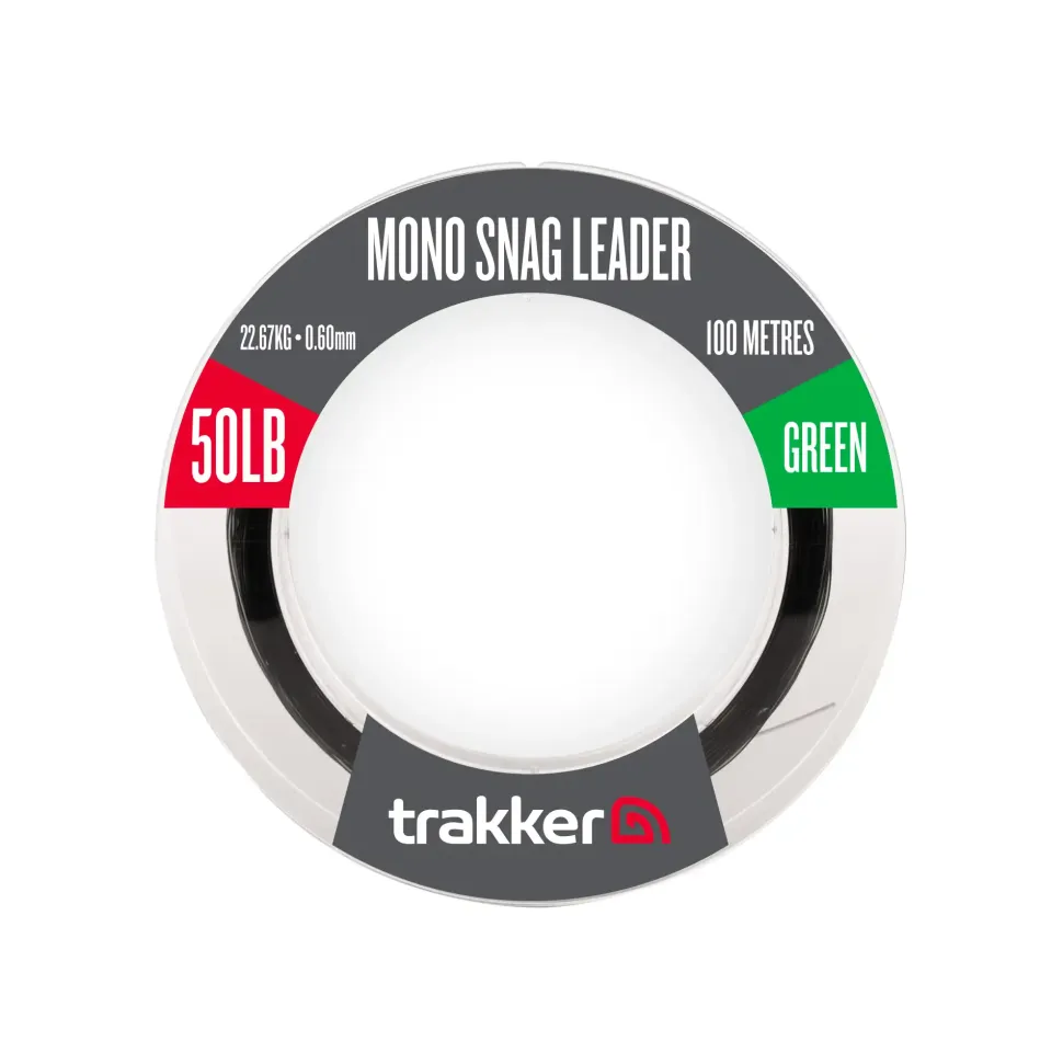 Trakker Snag Leader 40lb 100m Green 0,55mm