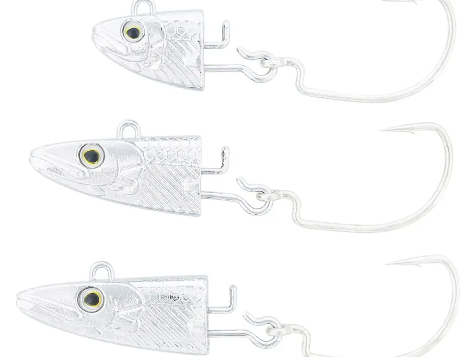 Westin Magic Minnow Weedless Jig Spare Head 22g For Body 12cm #2/0 2Stk. Silver