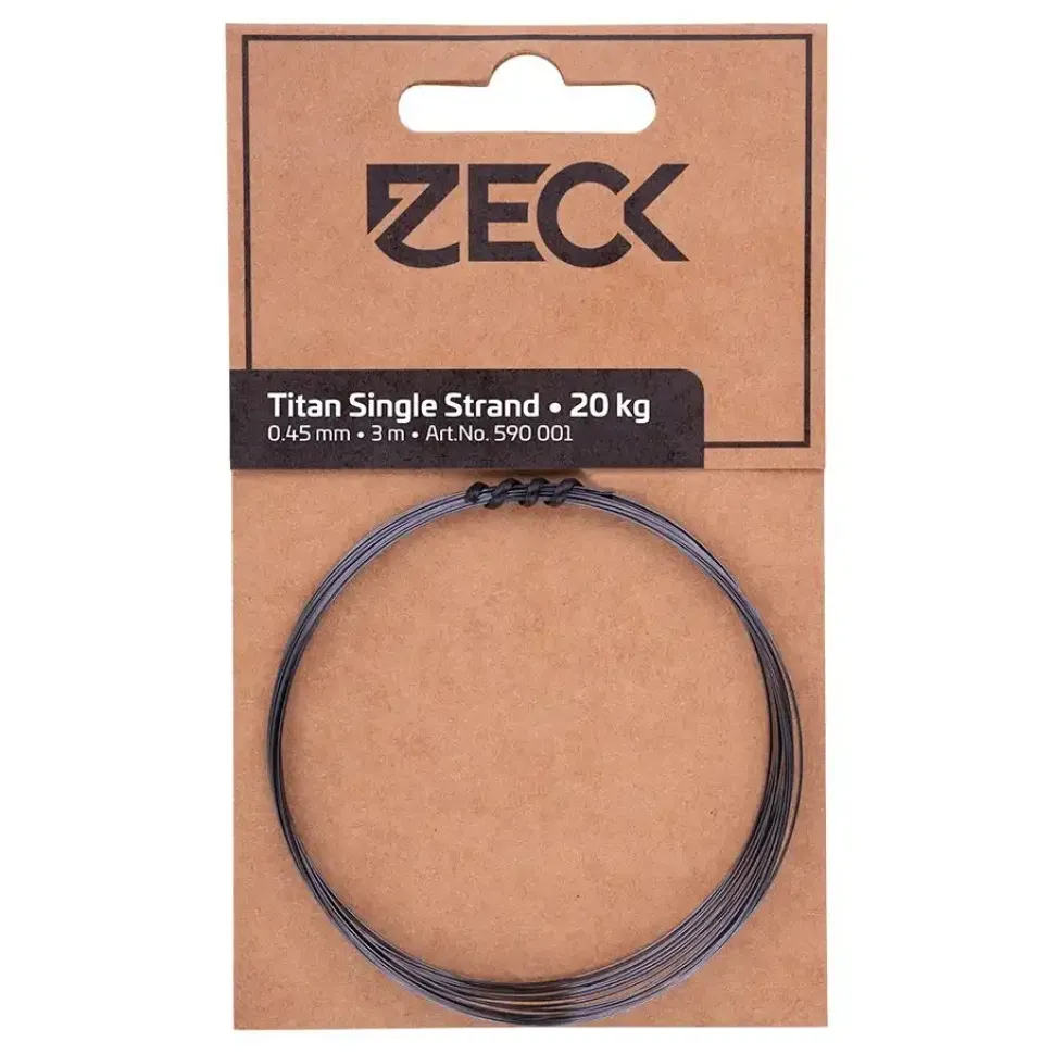 Zeck Titan Single Strand 20kg 3m 0,45mm